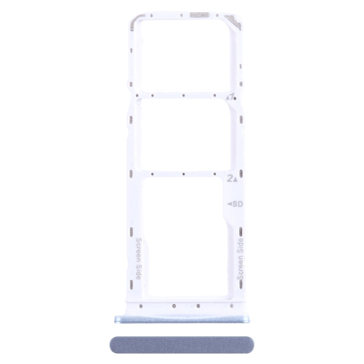 For Infinix Smart 7 India X6517 SIM Card Tray + SIM Card Tray + Micro SD Card Tray, For Infinix Smart 7 India