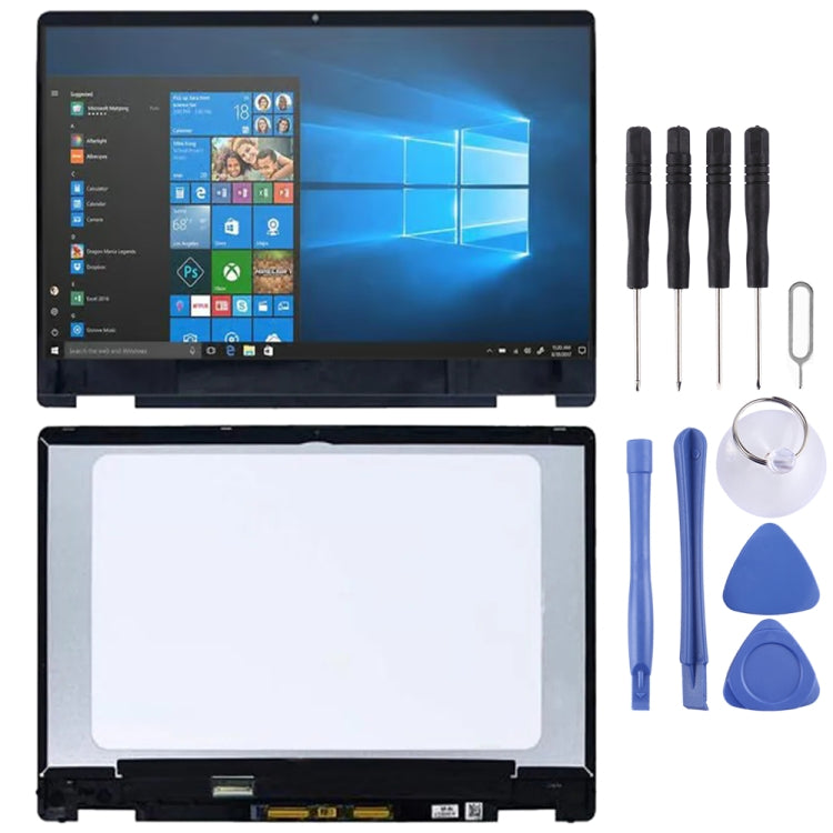 Per HP Pavilion X360 14 DH Digitalizzatore schermo LCD assemblaggio completo con cornice, For HP Pavilion X360 14 DH