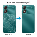 Back Battery Cover For ZTE Blade A34, For ZTE Blade A34