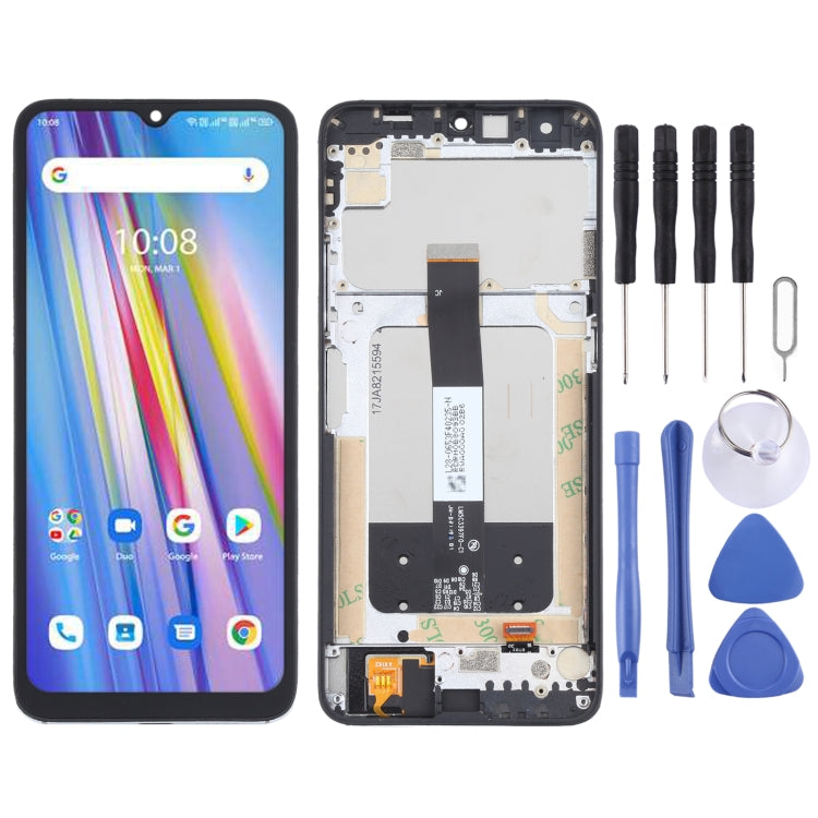 LCD Screen and Digitizer Full Assembly with Frame for Umidigi A11, For Umidigi A11(With Frame)