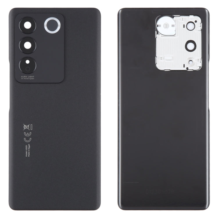 Per vivo V27 Pro Cover posteriore batteria originale con copriobiettivo fotocamera, For vivo V27 Pro