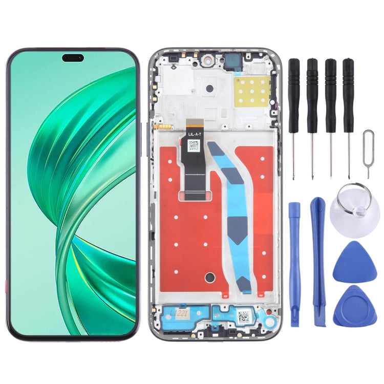 Per Honor X8b digitalizzatore schermo LCD originale assemblaggio completo con cornice, For Honor X8b, For Honor X8b (Original)