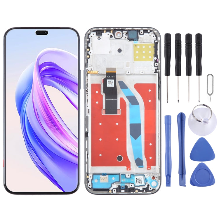 Per Honor X50i + digitalizzatore schermo LCD originale assemblaggio completo con cornice, For Honor X50i+ (Original)