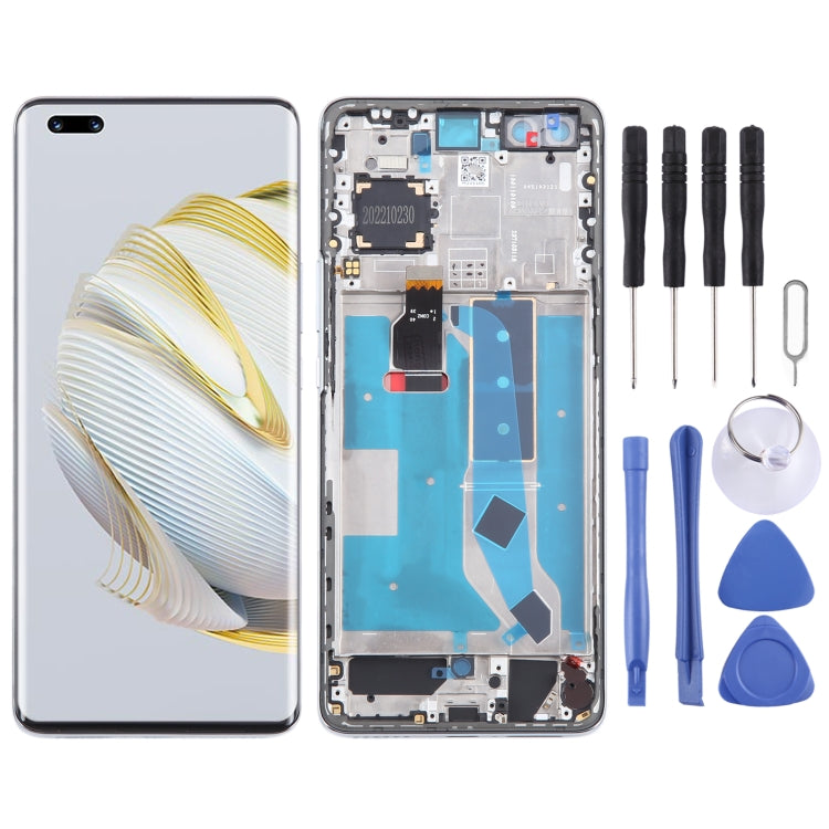 Per Huawei Nova 10 Pro Digitalizzatore schermo LCD originale assemblaggio completo con cornice, For Huawei Nova 10 Pro (Original)