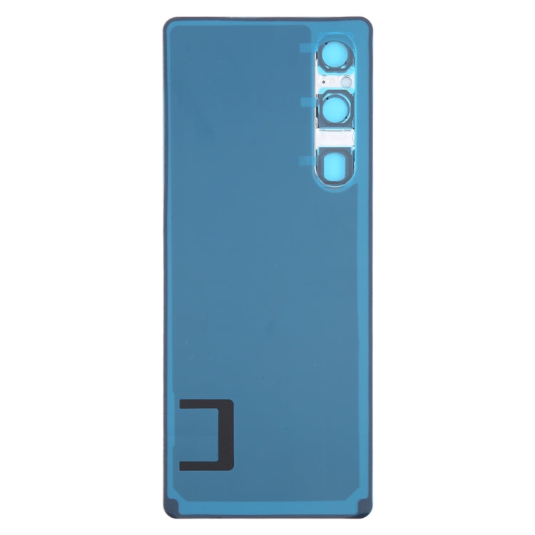 Per Sony Xperia 1 V Cover posteriore batteria originale con copriobiettivo fotocamera, For Sony Xperia 1 V(with Camera Lens)