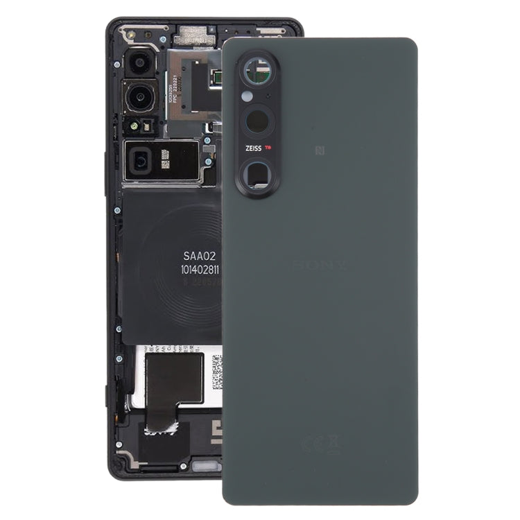 Per Sony Xperia 1 V Cover posteriore batteria originale con copriobiettivo fotocamera, For Sony Xperia 1 V(with Camera Lens)