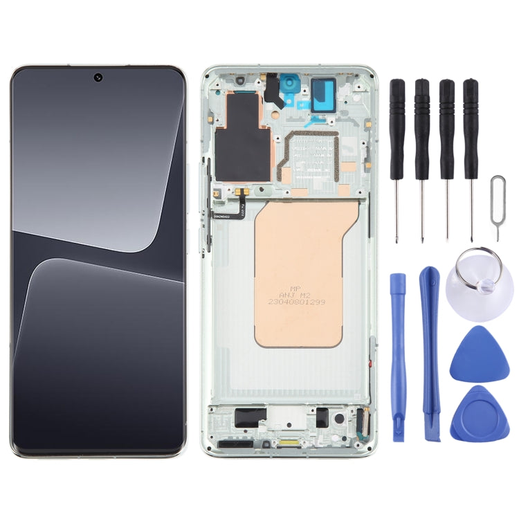 Per Xiaomi 13 Pro originale AMOLED materiale LCD Screen Digitizer assemblaggio completo con cornice, For Xiaomi 13 Pro (Original)