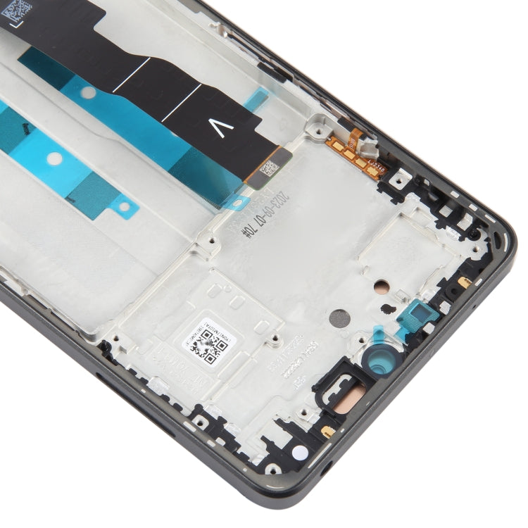 Per Xiaomi Redmi Note 13 5G digitalizzatore schermo LCD in materiale AMOLED originale assemblaggio completo con cornice, For Xiaomi Redmi Note 13 5G(Original)