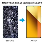 Per Xiaomi Redmi Note 13 5G digitalizzatore schermo LCD in materiale AMOLED originale assemblaggio completo con cornice, For Xiaomi Redmi Note 13 5G(Original)