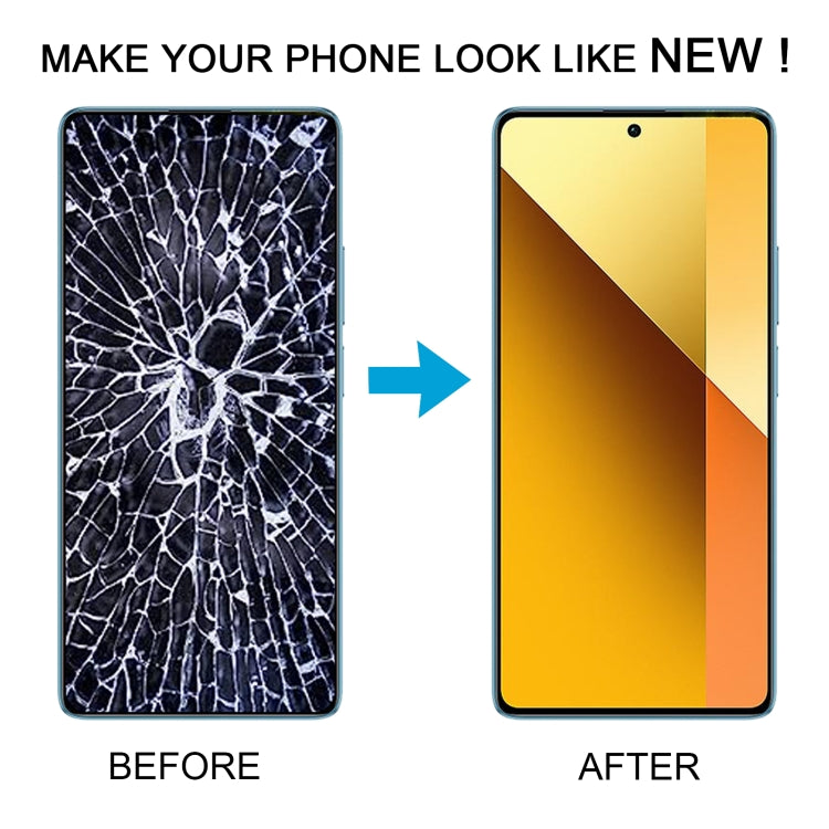 Per Xiaomi Redmi Note 13 5G digitalizzatore schermo LCD in materiale AMOLED originale assemblaggio completo con cornice, For Xiaomi Redmi Note 13 5G(Original)
