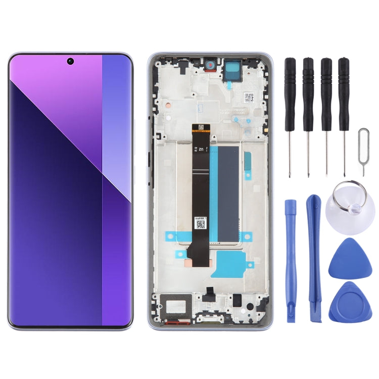 For Xiaomi Redmi Note 13 Pro+ Original AMOLED LCD Screen Digitizer Full Assembly with Frame, For Xiaomi Redmi Note 13 Pro+(Original)