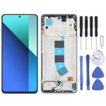 Per Xiaomi Redmi Note 13 4G digitalizzatore schermo LCD in materiale AMOLED originale assemblaggio completo con cornice, For Xiaomi Redmi Note 13 4G(Original)