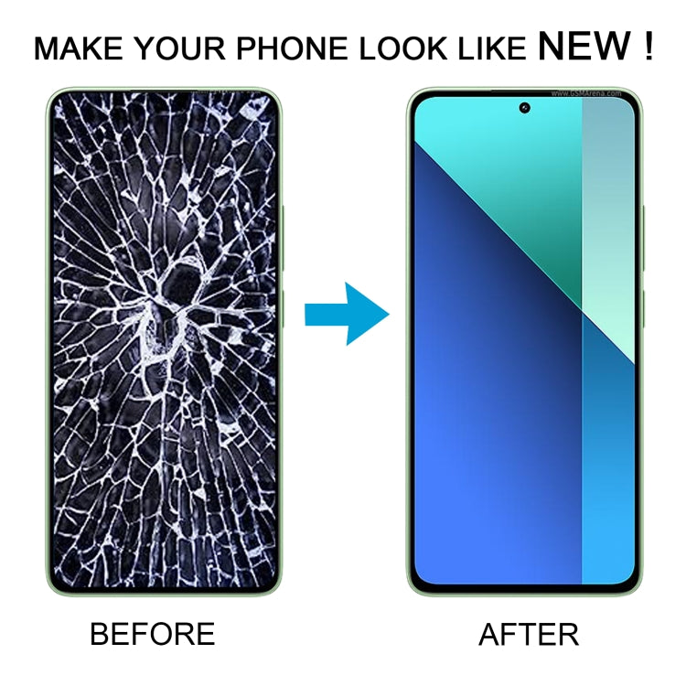 Per Xiaomi Redmi Note 13 4G digitalizzatore schermo LCD in materiale AMOLED originale assemblaggio completo con cornice, For Xiaomi Redmi Note 13 4G(Original)