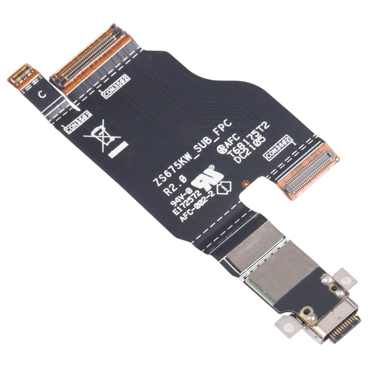 For Asus Smartphone for Snapdragon Insiders ZS675KW Charging Port Flex Cable, For Asus Smartphone for Snapdragon Insiders