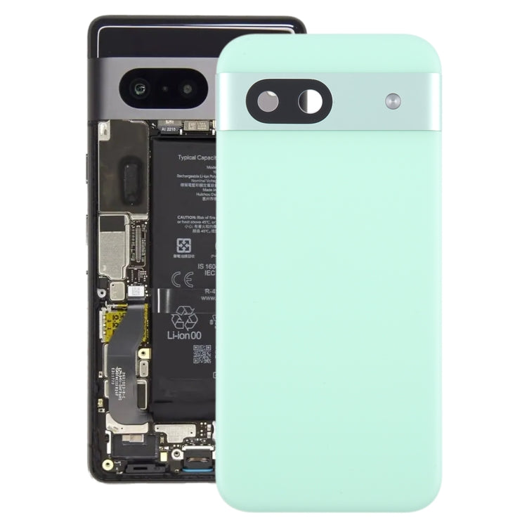 Per Google Pixel 8a Cover posteriore batteria originale con copriobiettivo fotocamera, For Google Pixel 8a(with Camera Cover)