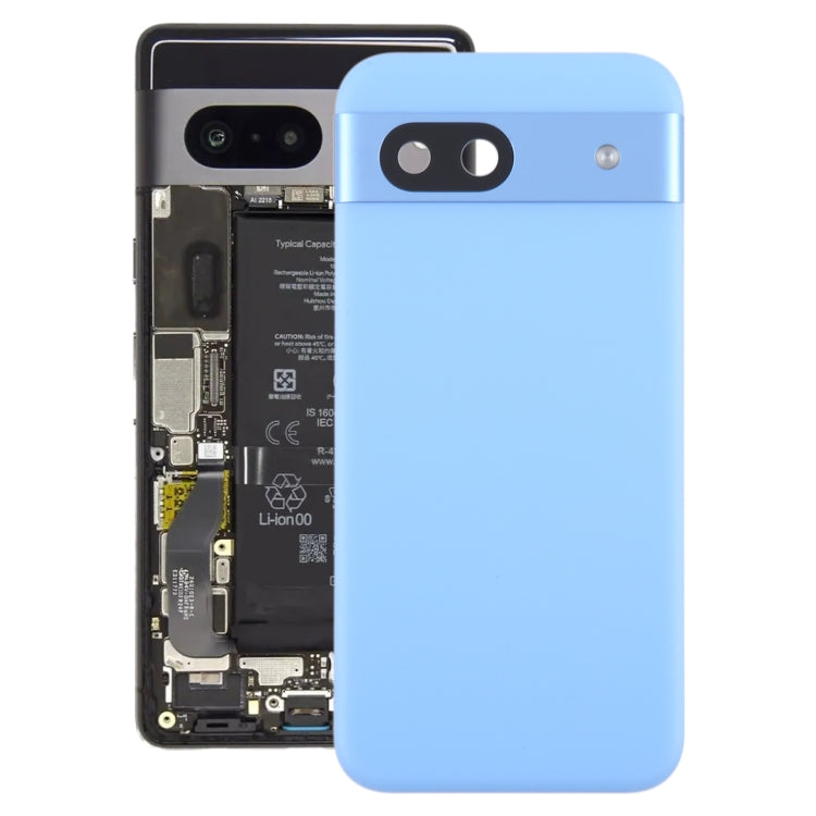 Per Google Pixel 8a Cover posteriore batteria originale con copriobiettivo fotocamera, For Google Pixel 8a(with Camera Cover)