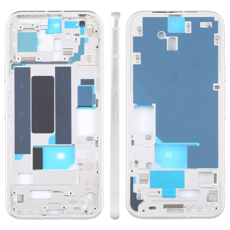For Google Pixel 8a Original Middle Frame Plate, with Side Keys, For Google Pixel 8a, For Google Pixel 8a(Original)