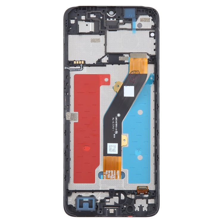 Per ZTE Blade A34 Digitalizzatore schermo LCD assemblaggio completo con cornice, For ZTE Blade A34