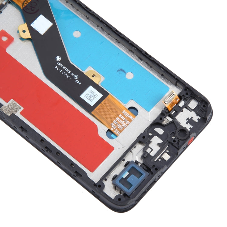 Per ZTE Blade A34 Digitalizzatore schermo LCD assemblaggio completo con cornice, For ZTE Blade A34