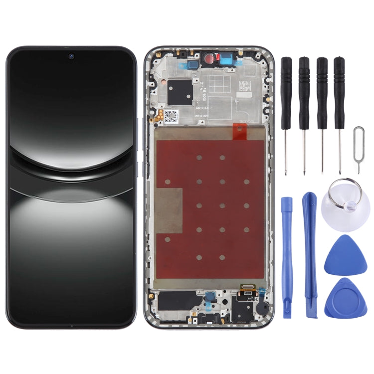 Per Huawei Nova 12 Schermo LCD originale Digitizer assemblaggio completo con telaio, For Huawei Nova 12(Original)