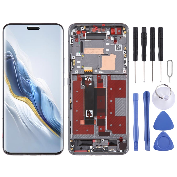 Per Honor Magic6 Pro Schermo LCD originale Digitizer assemblaggio completo con telaio, For Honor Magic6 Pro(Original)