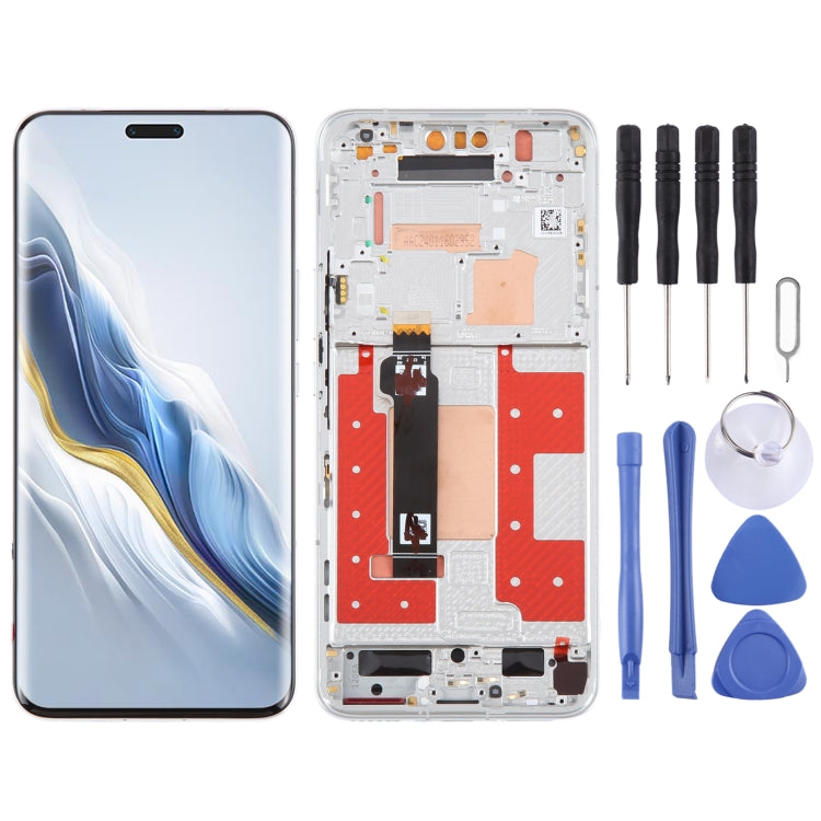 Per Honor Magic6 Pro Schermo LCD originale Digitizer assemblaggio completo con telaio, For Honor Magic6 Pro(Original)