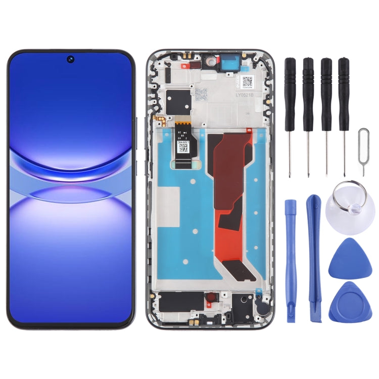 Per Huawei nova 12 Lite Digitalizzatore schermo LCD originale assemblaggio completo con cornice, For Huawei nova 12 Lite(Original)