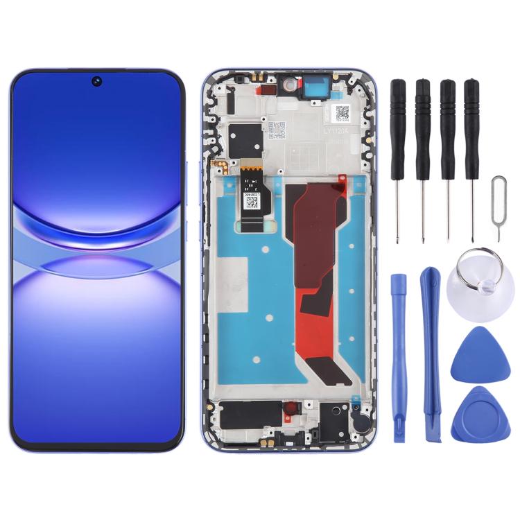 Per Huawei nova 12 Lite Digitalizzatore schermo LCD originale assemblaggio completo con cornice, For Huawei nova 12 Lite(Original)
