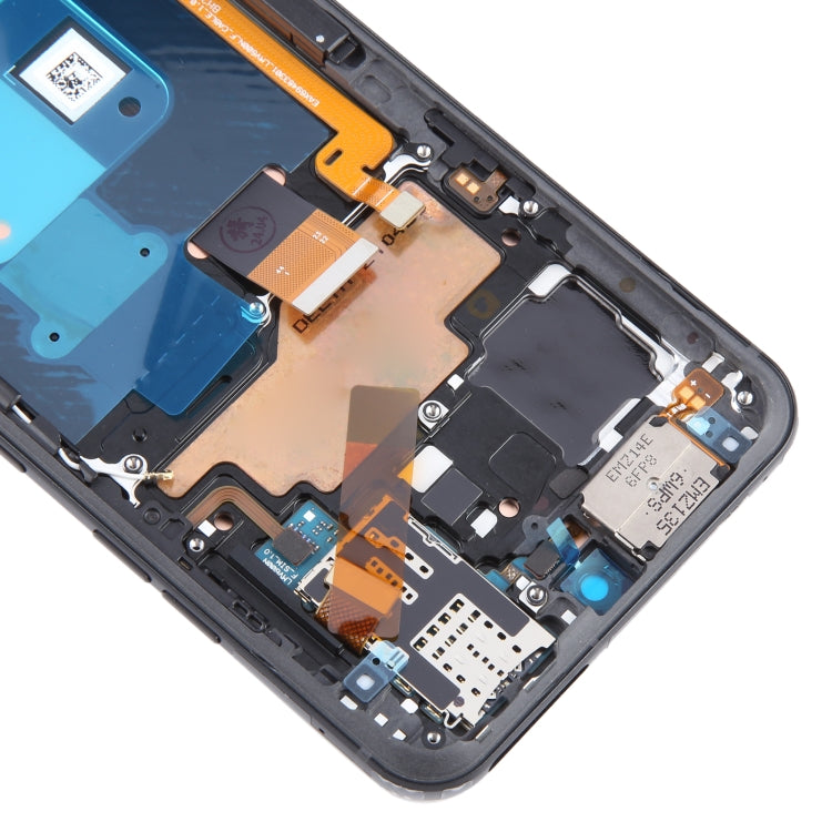 Per LG V60 ThinQ versione USA Schermo LCD originale Digitizer assemblaggio completo con telaio, For LG V60 ThinQ US Version(Original)