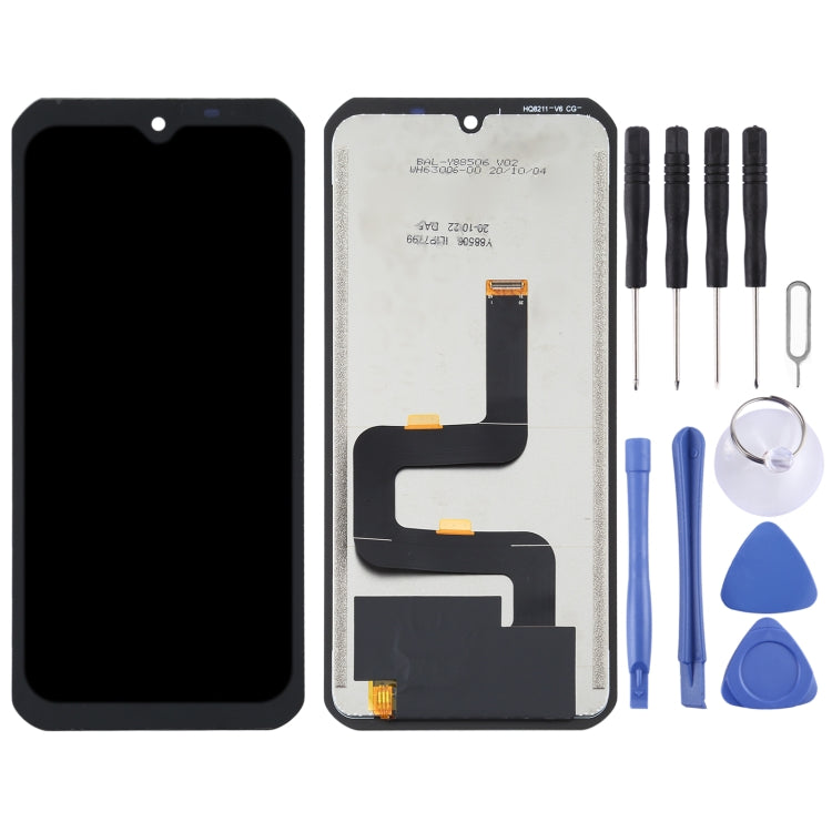 LCD Screen and Digitizer Full Assembly for Doogee S88 Pro, For Doogee S88 Pro