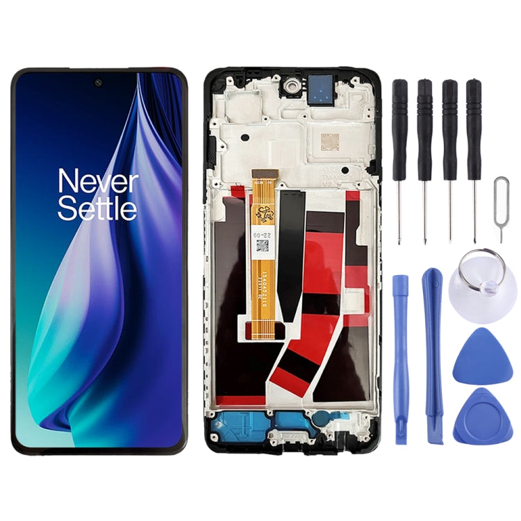 Per OnePlus Nord N30 SE CPH2605 IPS LCD Screen Digitizer Assembly completo con telaio, For OnePlus Nord N30 SE