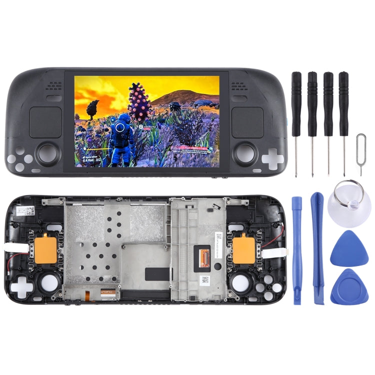 Per Steam Deck Schermo LCD originale Digitizer completo con telaio Versione smerigliata, For Steam Deck(Original)