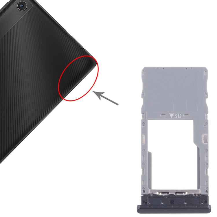 Per TCL Tab 8 4G Vassoio scheda Micro SD originale, For TCL Tab 8 4G(Original,Single card)