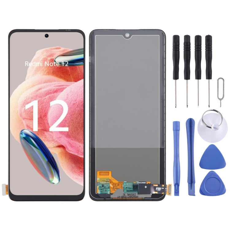 Per Xiaomi Redmi Note 12 4G Schermo LCD TFT con digitalizzatore assemblaggio completo, non supporta l'identificazione delle impronte digitali, For Xiaomi Redmi Note 12 4G (TFT)