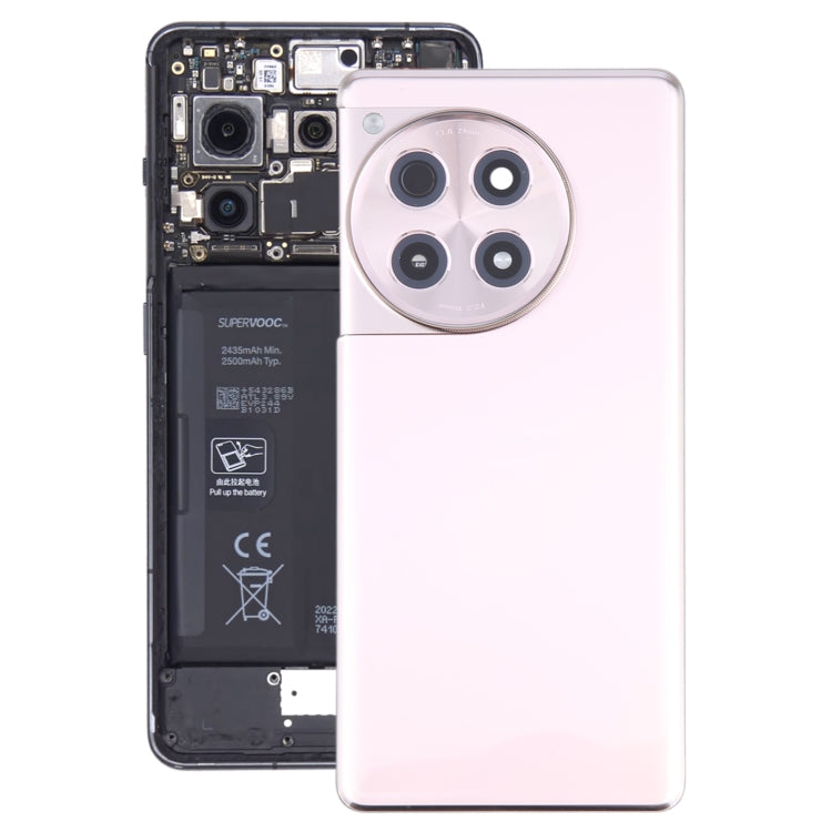 Per OnePlus Ace 3 PJE110 Cover posteriore in vetro originale per batteria con obiettivo della fotocamera, For OnePlus Ace 3  (Original), For OnePlus Ace 3 (Original)