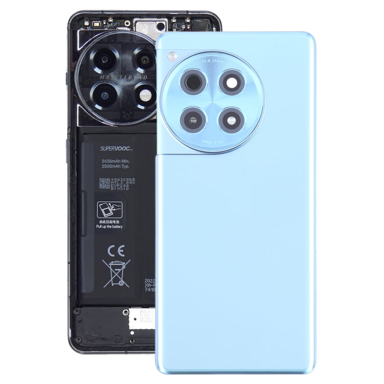 For OnePlus 12R CPH2609 CPH2585 Original Glass Back Battery Cover with Camera Lens, For OnePlus 12R(Original), For OnePlus 12R (Original)