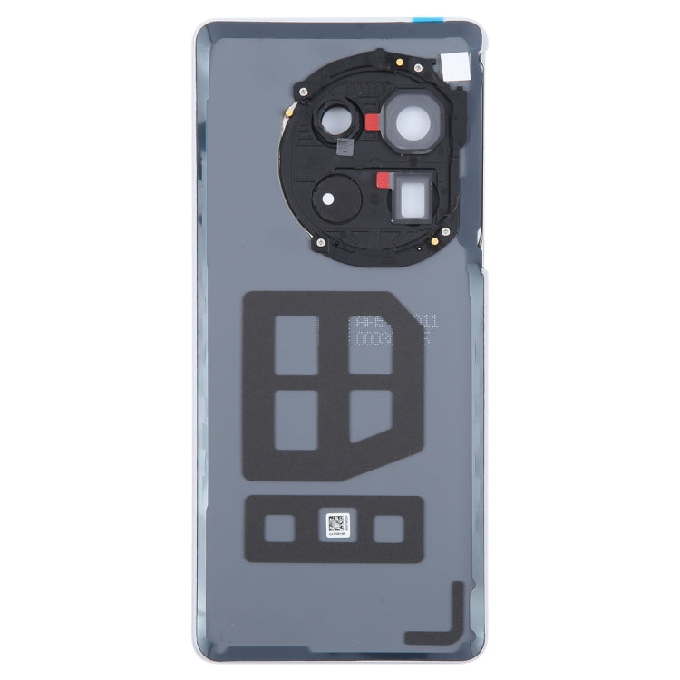 Per OnePlus 12 PJD110 CPH2573 CPH2581 Cover posteriore in vetro originale per batteria con obiettivo della fotocamera, For OnePlus 12(Original with Camera Lens)