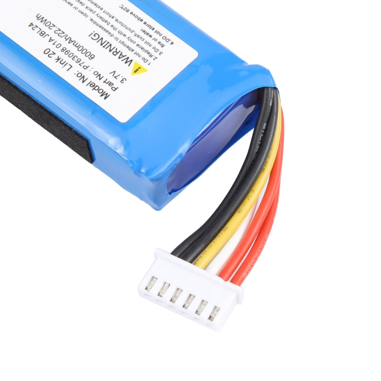 6000mAh Replacement Battery for JBL Link 20 Link20 P763098 01A, For JBL Link 20 Link20