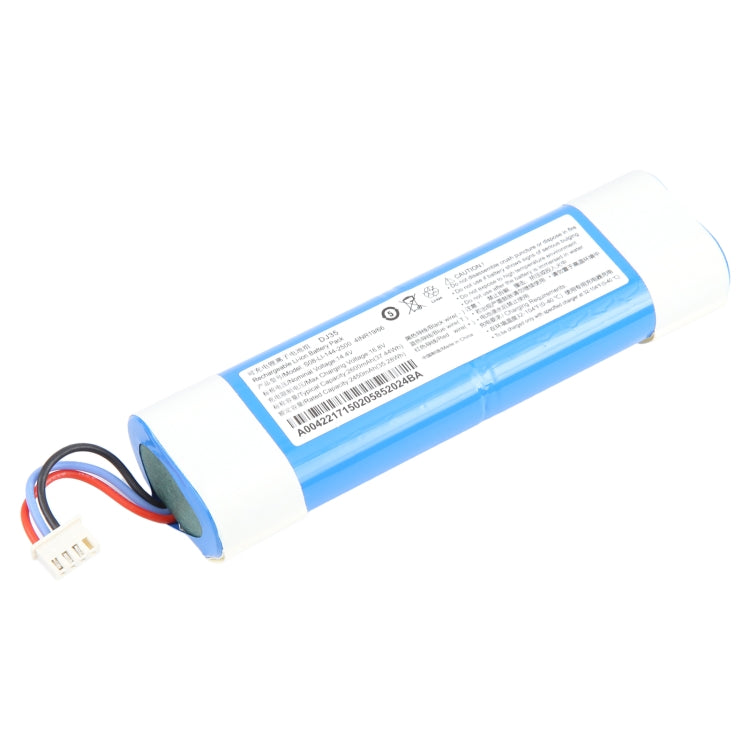 Sostituzione batteria 2450mAh S08-LI-144-2500 per Deebot DJ35 36 DN55 DK520, For Deebot DJ35 36 DN55 DK520