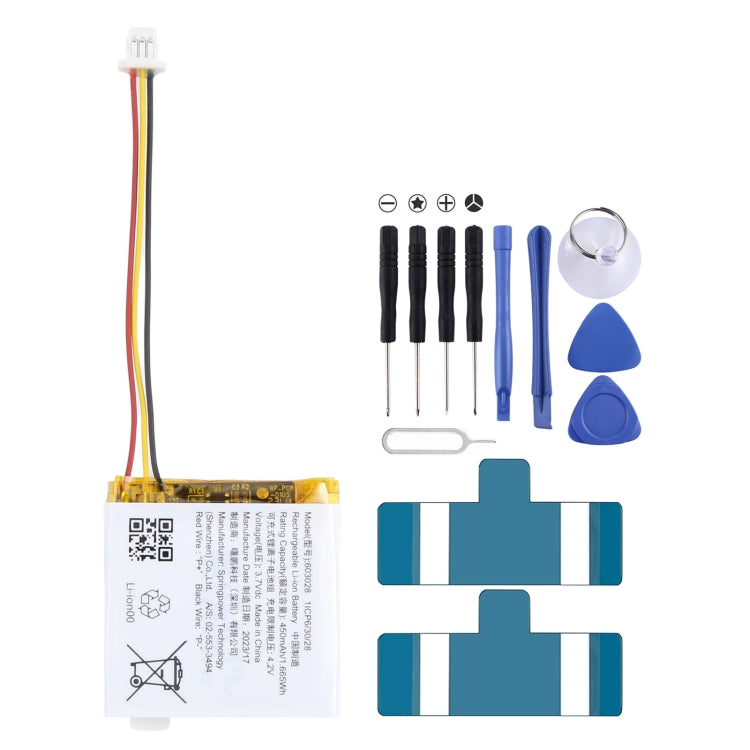 Replacement Battery 450mAh 603028 for JBL TUNE 500BT 510BT 510, For JBL TUNE 500BT 510BT 510