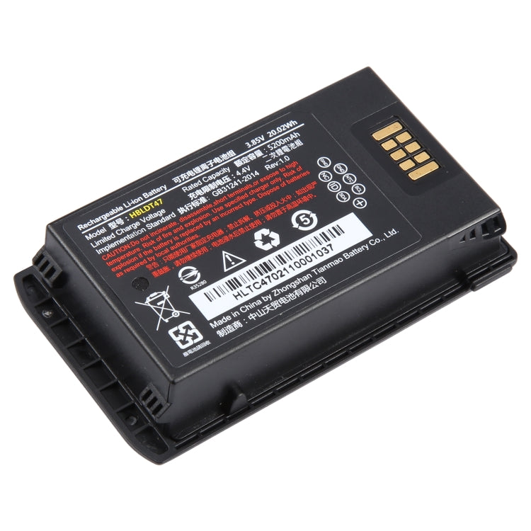 Batteria sostitutiva HBLDT47 da 5200 mAh per Urovo RT40, For Urovo RT40