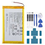 Replacement Battery PR-285083 PR-284983N 1420mAh for Kobo Glo HD Tolino / Clara HD E-book 2-wire Battery, For Kobo Glo HD Tolino