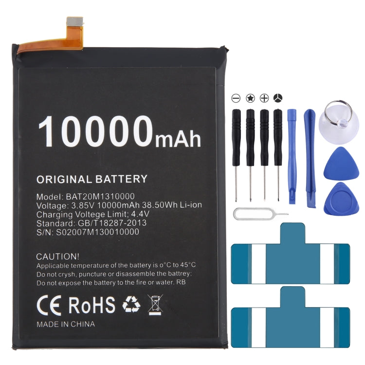Batteria sostitutiva BAT20M1310000 da 10000 mAh per DOOGEE S88 / S88 Pro, For DOOGEE S88 / S88 Pro