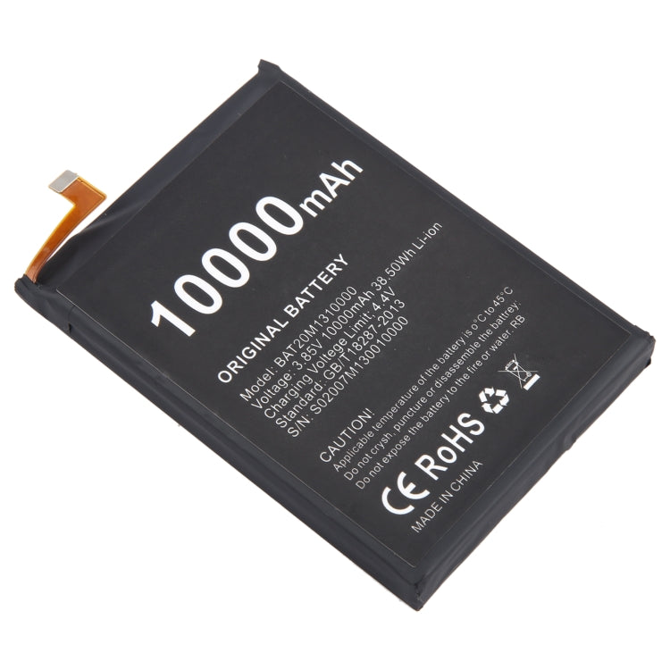 Batteria sostitutiva BAT20M1310000 da 10000 mAh per DOOGEE S88 / S88 Pro, For DOOGEE S88 / S88 Pro