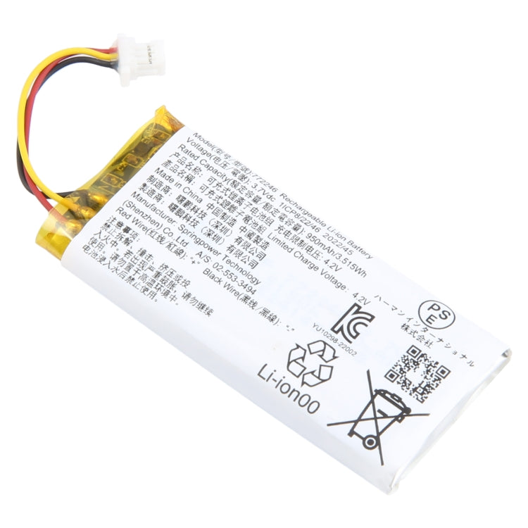 Batteria per altoparlante auricolare Bluetooth 950mAh 772246 per SONY, For SONY 950mAh 772246