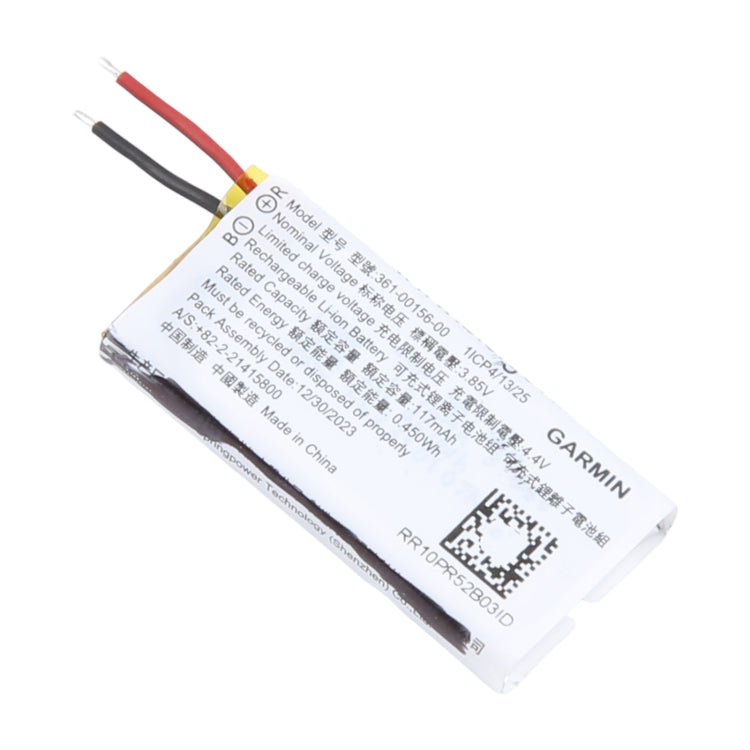 Replacement Battery 117mAh 361-00156-00 for Garmin, For Garmin 117mAh 361-00156-00