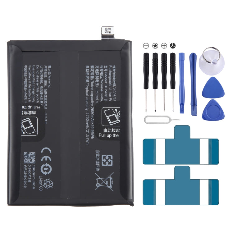 BLPA33 2680mAh Battery Replacement for OnePlus Ace 3, For OnePlus Ace 3