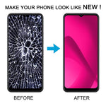 Per T-Mobile Revvl 7 5G TMRV075G Schermo LCD Digitizer Assemblaggio Completo con Telaio, For T-Mobile Revvl 7 5G(Original)