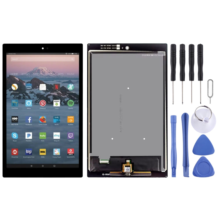 For Amazon Kindle Fire HD 10 7th Generation SL056ZE 2017 LCD Screen with Digitizer Full Assembly, For Amazon Kindle Fire HD 10 7th Gen