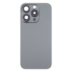Per iPhone 16 Pro Cover posteriore batteria originale in vetro con copriobiettivo fotocamera, For iPhone 16 Pro
